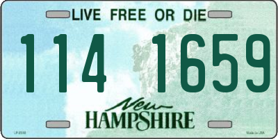 NH license plate 1141659