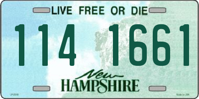 NH license plate 1141661