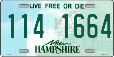 NH license plate 1141664