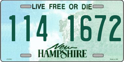NH license plate 1141672