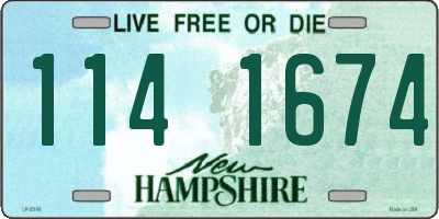 NH license plate 1141674