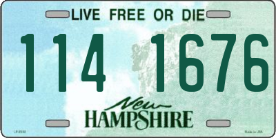 NH license plate 1141676