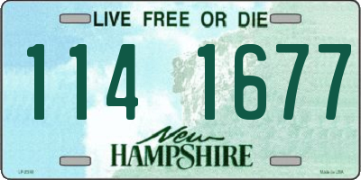 NH license plate 1141677