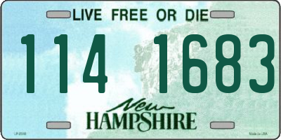NH license plate 1141683