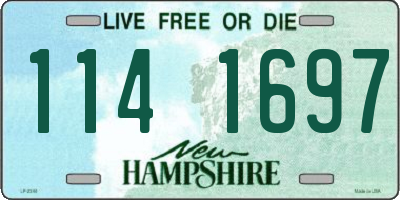 NH license plate 1141697