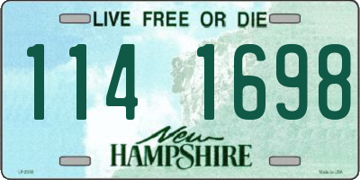 NH license plate 1141698