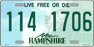 NH license plate 1141706