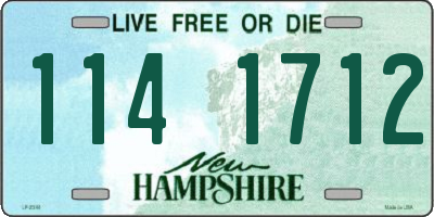 NH license plate 1141712
