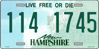 NH license plate 1141745