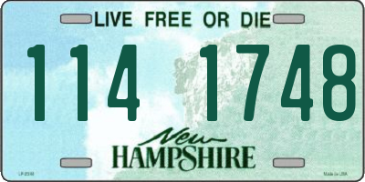 NH license plate 1141748