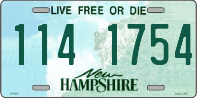 NH license plate 1141754