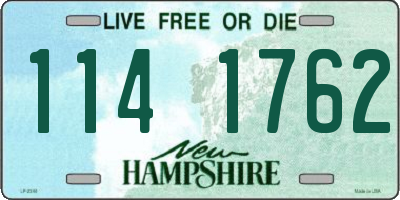 NH license plate 1141762