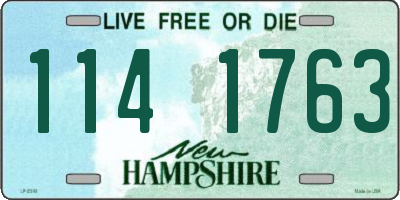 NH license plate 1141763