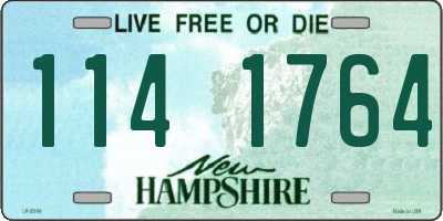 NH license plate 1141764