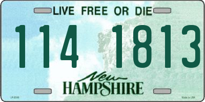 NH license plate 1141813