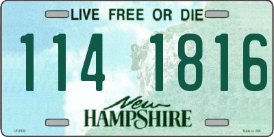 NH license plate 1141816