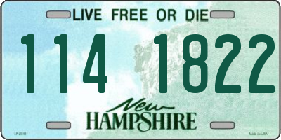 NH license plate 1141822