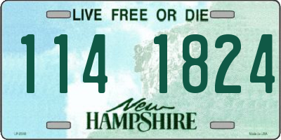 NH license plate 1141824