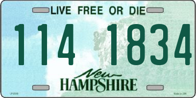 NH license plate 1141834