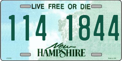 NH license plate 1141844