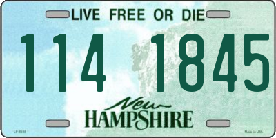 NH license plate 1141845