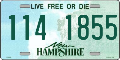 NH license plate 1141855
