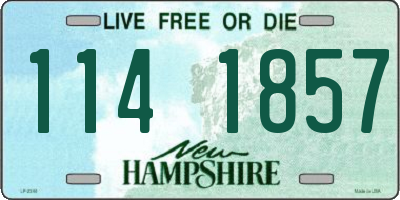 NH license plate 1141857