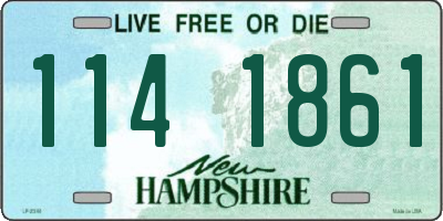 NH license plate 1141861