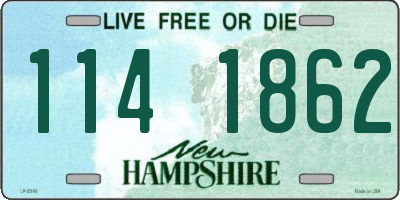 NH license plate 1141862