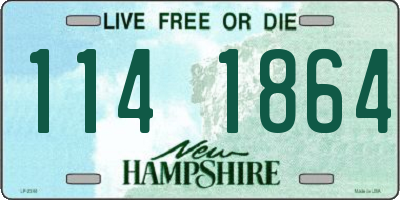 NH license plate 1141864