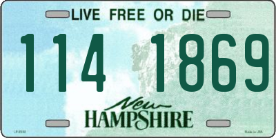 NH license plate 1141869