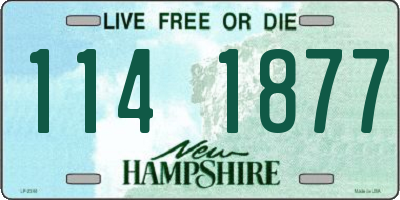NH license plate 1141877