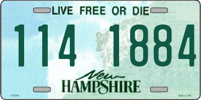 NH license plate 1141884