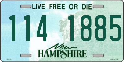 NH license plate 1141885
