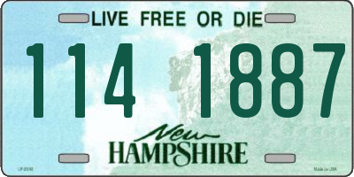 NH license plate 1141887