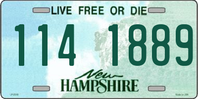 NH license plate 1141889