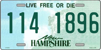 NH license plate 1141896