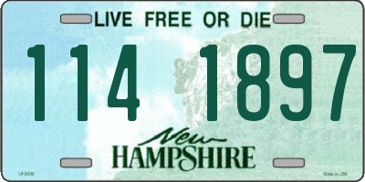 NH license plate 1141897