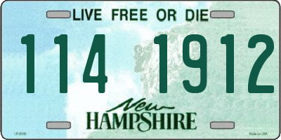 NH license plate 1141912