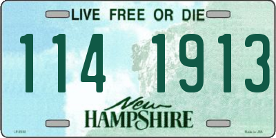 NH license plate 1141913