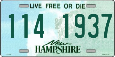 NH license plate 1141937