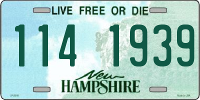 NH license plate 1141939
