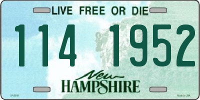 NH license plate 1141952