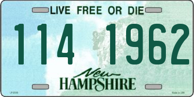 NH license plate 1141962