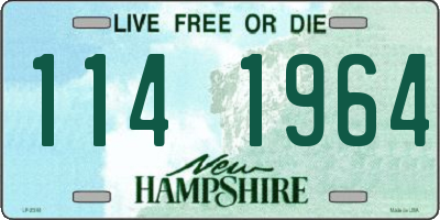 NH license plate 1141964