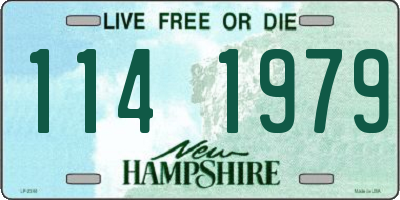 NH license plate 1141979