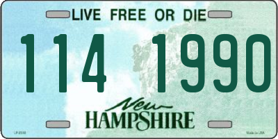 NH license plate 1141990