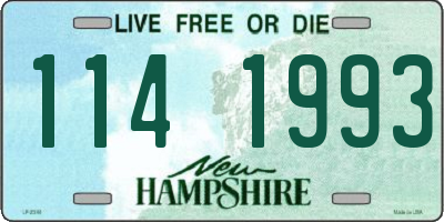 NH license plate 1141993