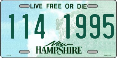 NH license plate 1141995