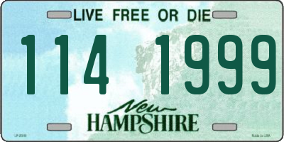 NH license plate 1141999